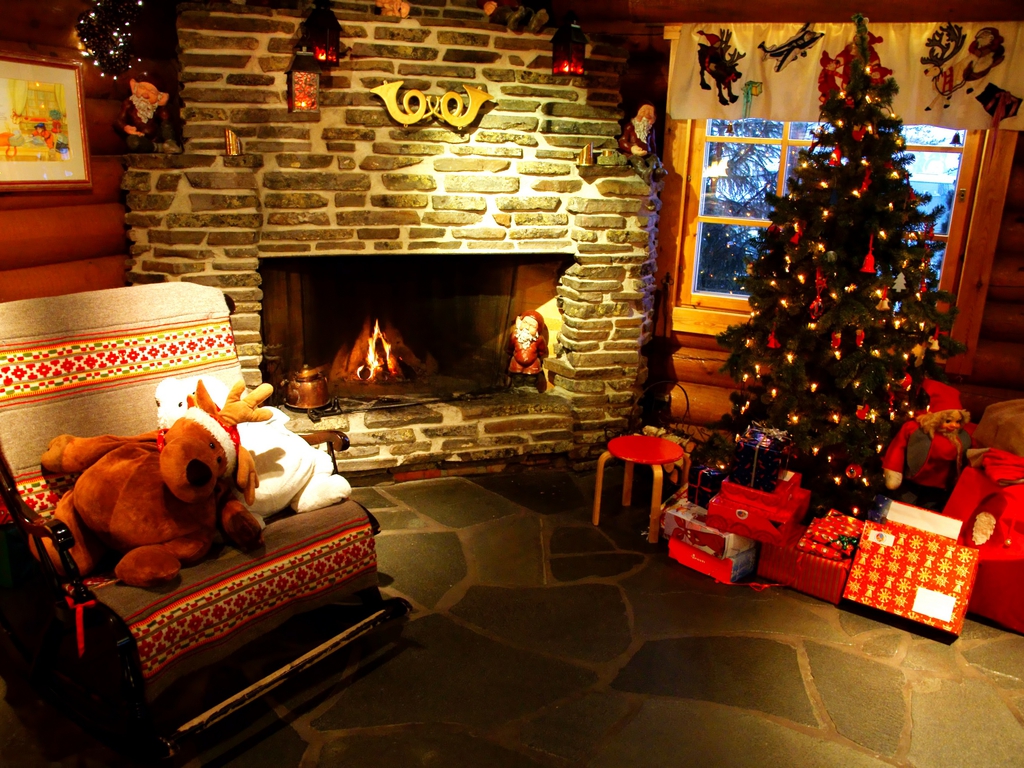 Christmas Wallpaper - Santa Claus' Village , HD Wallpaper & Backgrounds