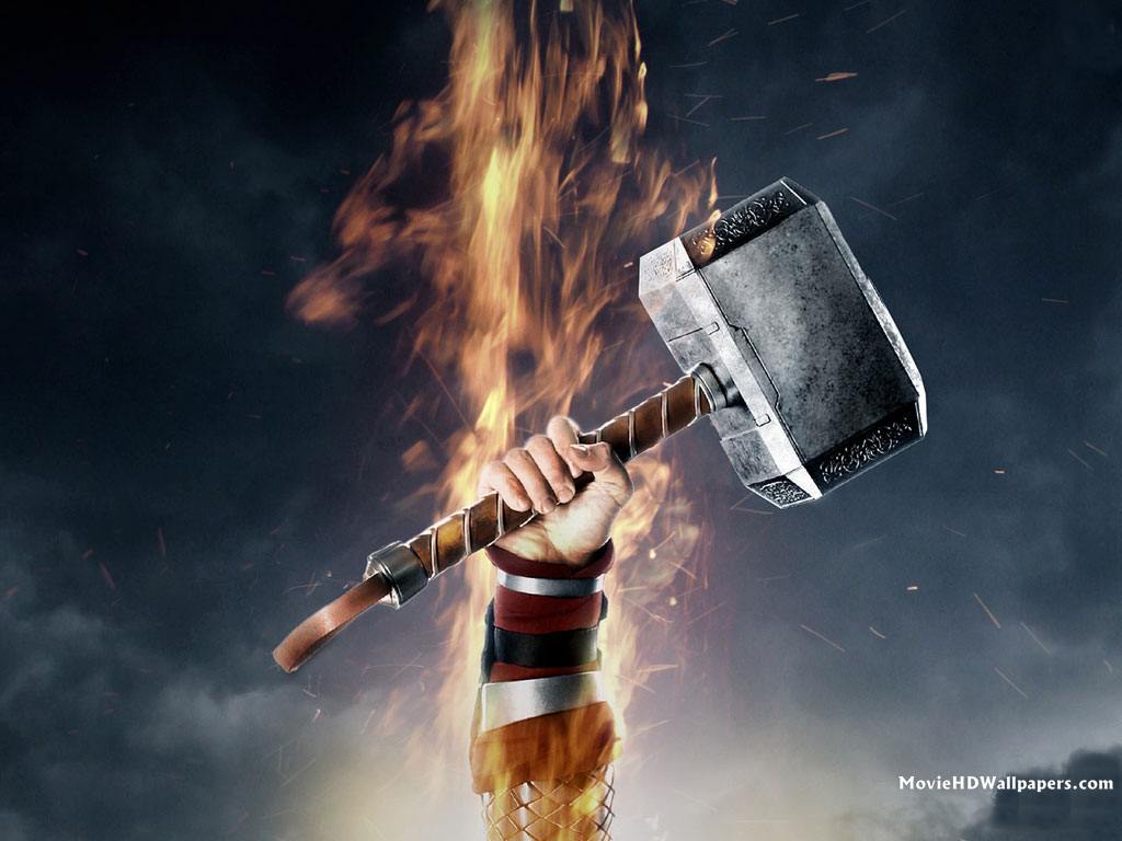 Thor Hammer Hd , HD Wallpaper & Backgrounds