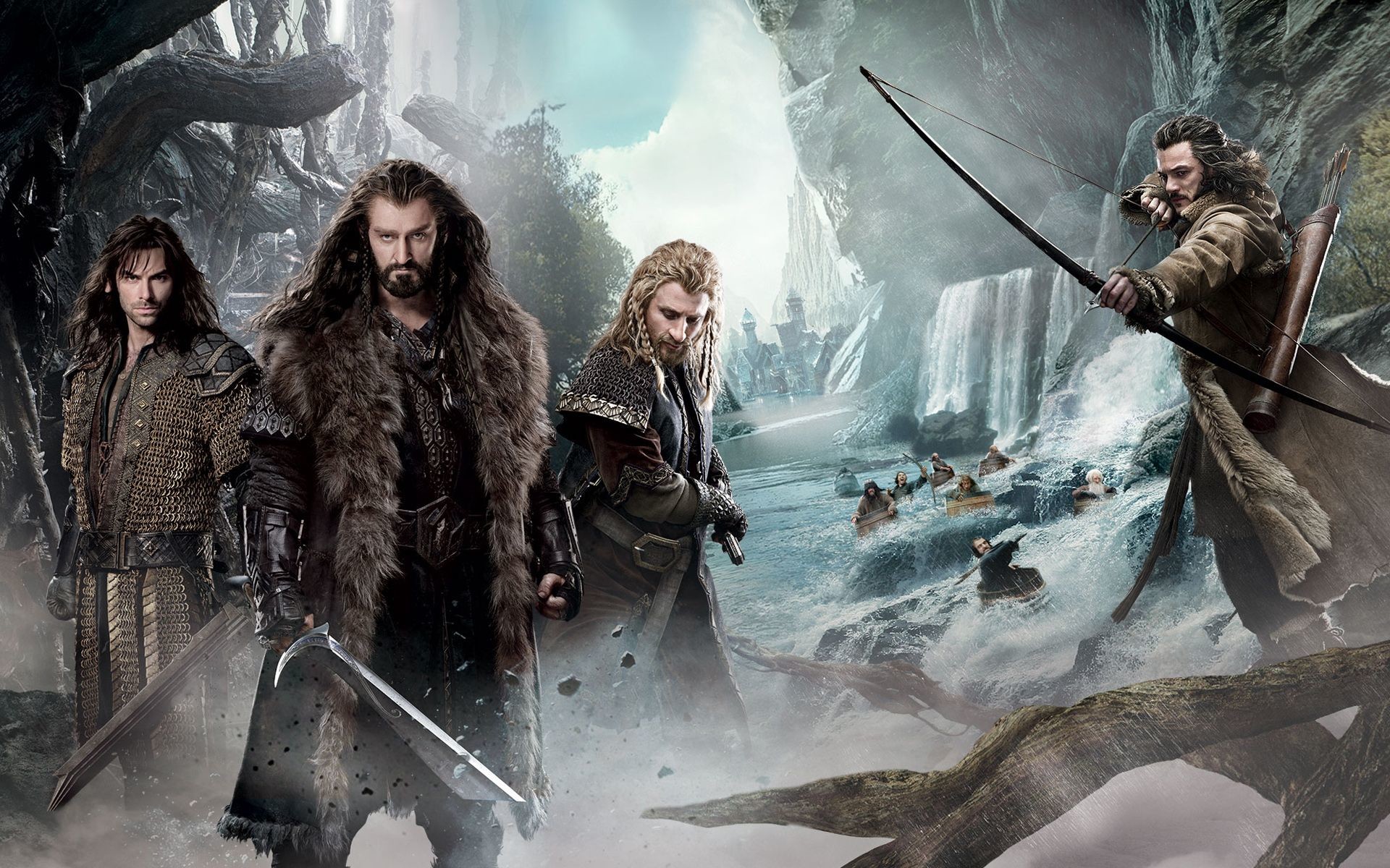 Most Popular The Hobbit Wallpaper Hd Windows - Thorin Oakenshield Fili Kili , HD Wallpaper & Backgrounds