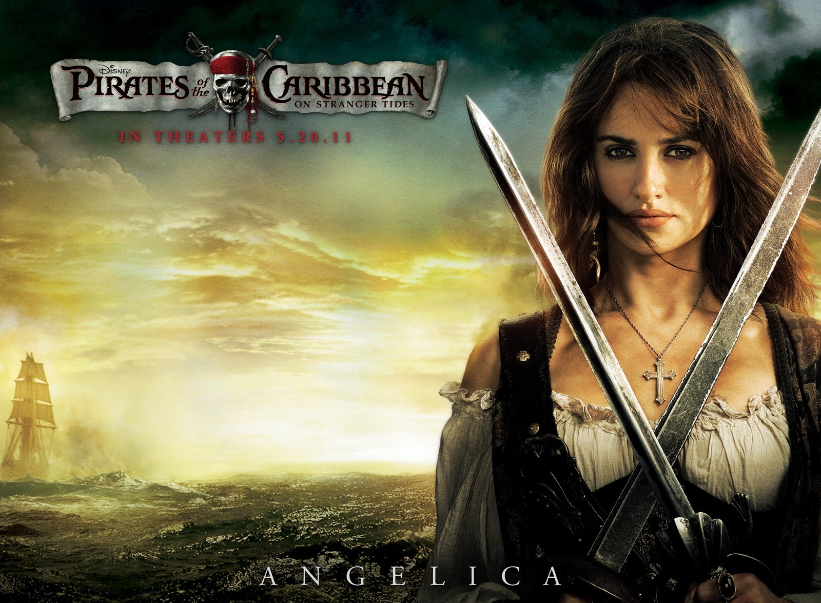 Pirates Of The Caribbean 5 Hd Wallpaper - Penelope Cruz Pirates Of The Caribbean 4 , HD Wallpaper & Backgrounds