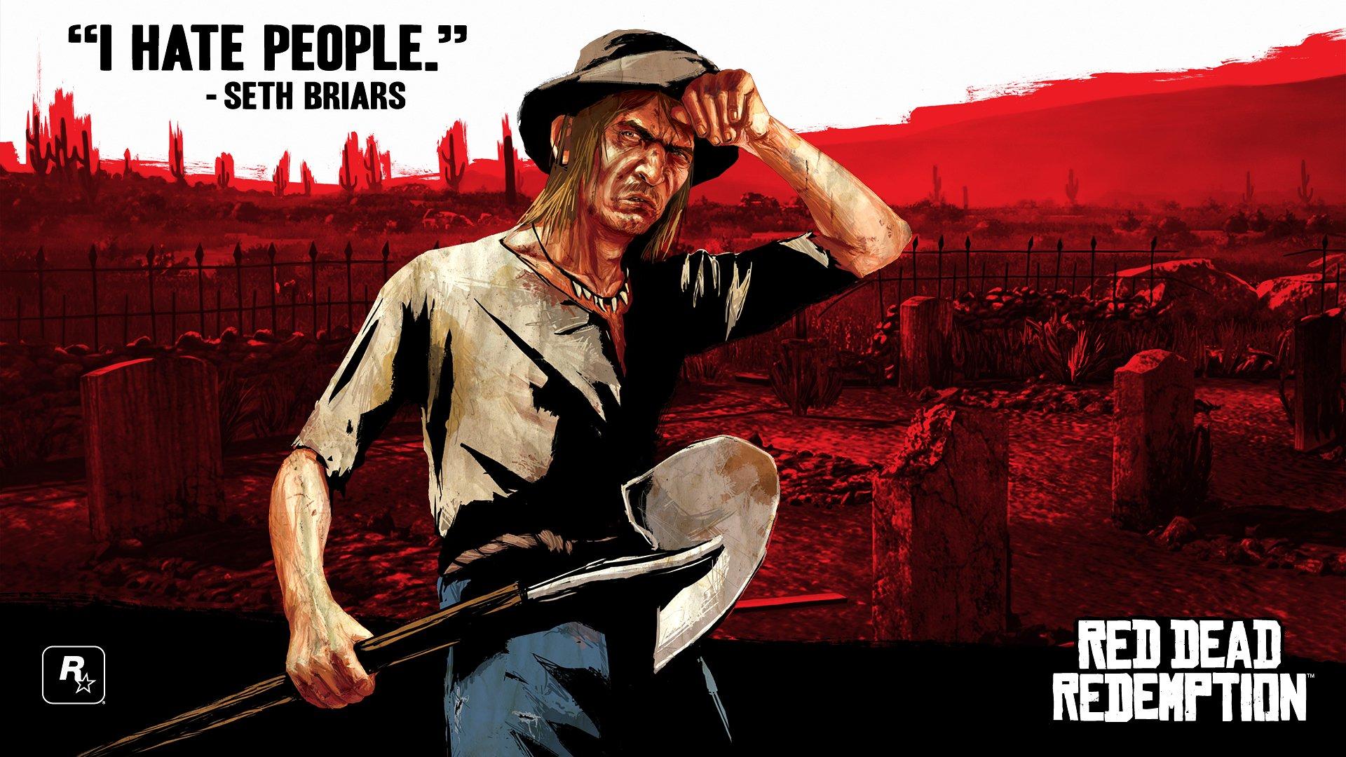 Red Dead Redemption Wallpaper - Red Dead Redemption Seth Briars , HD Wallpaper & Backgrounds