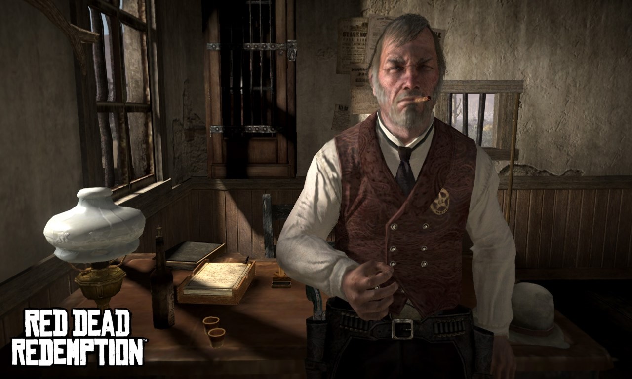 Computer For Red Dead Redemption Wallpaper Wp6003906 - Marshall Johnson Red Dead , HD Wallpaper & Backgrounds
