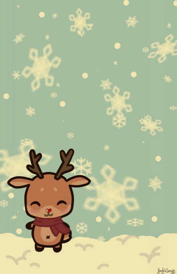 Christmas Wallpaper We Heart It - Cute Backgrounds For Christmas , HD Wallpaper & Backgrounds