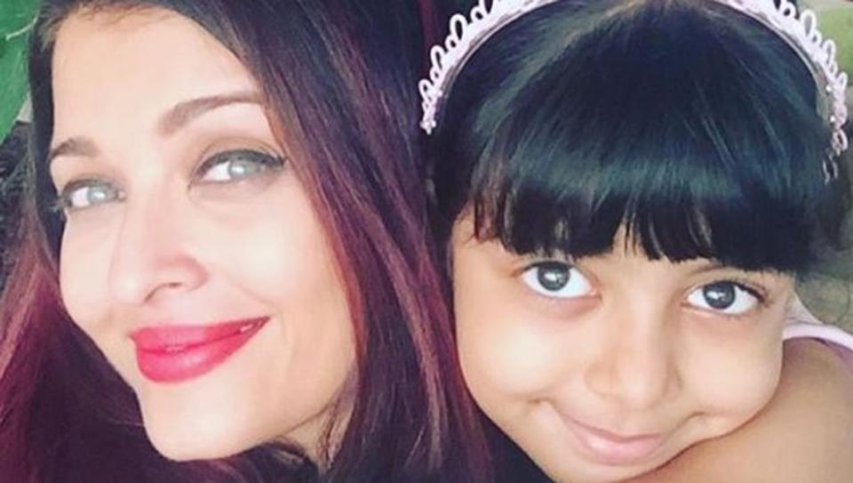 Aishwarya Rai With Daughter Aaradhya In A Post On Instagram - Aishwarya Rai Bachchan Face , HD Wallpaper & Backgrounds