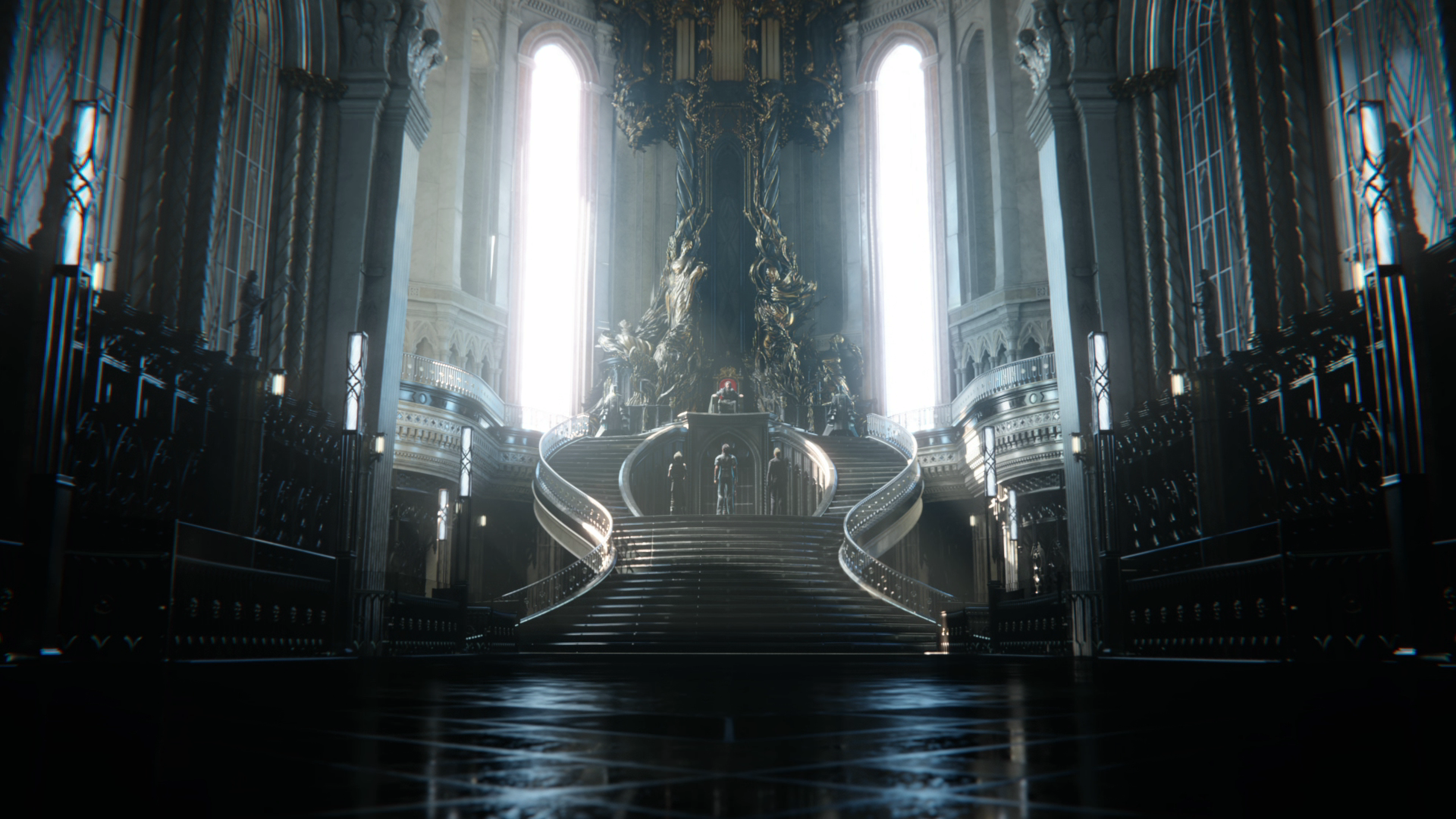 I Completed My First Final Fantasy Title - Final Fantasy Xv Throne Room , HD Wallpaper & Backgrounds