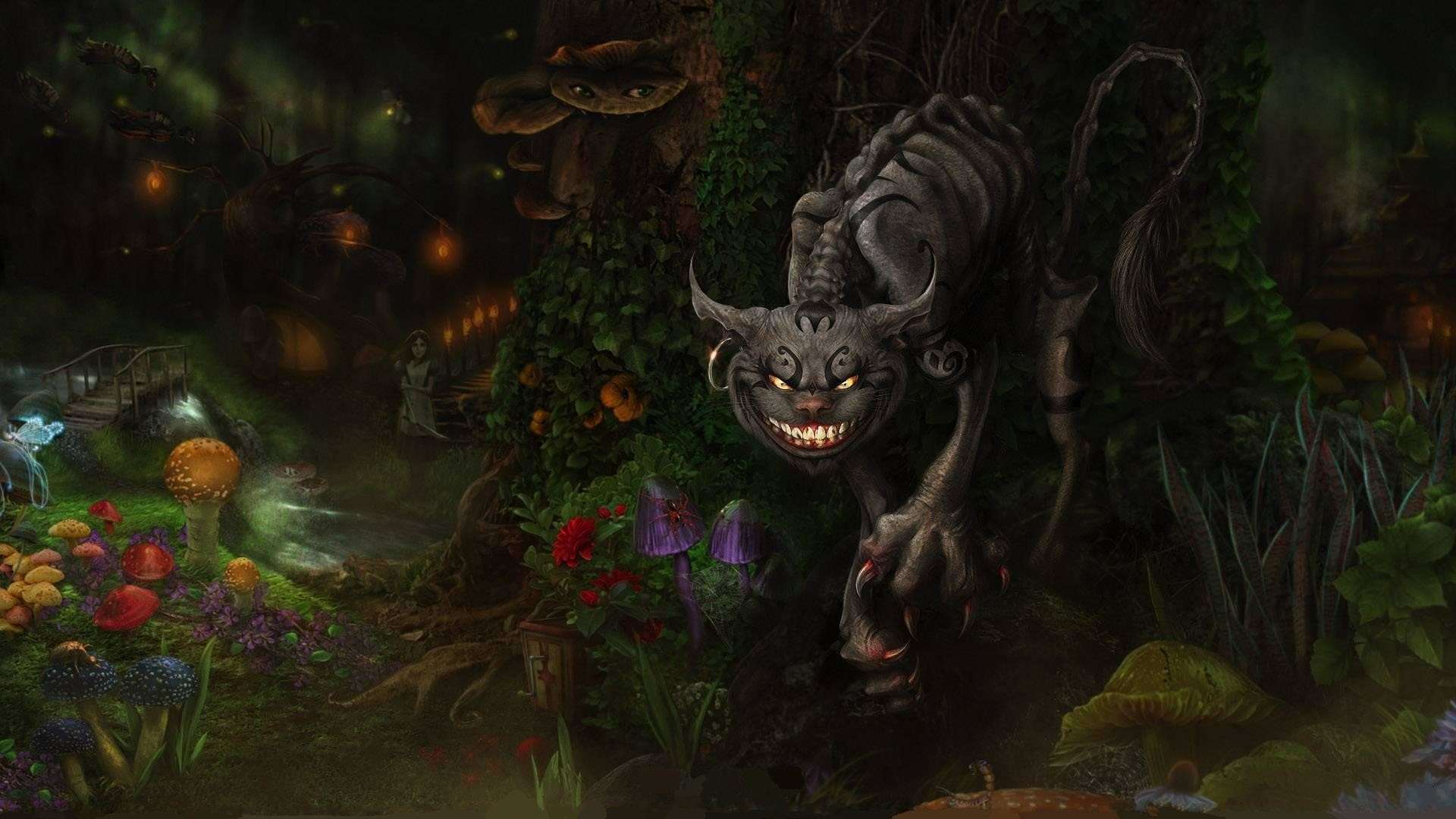 Latest Evil Cheshire Cat Wallpaper This Week - Alice Madness Return Cat , HD Wallpaper & Backgrounds