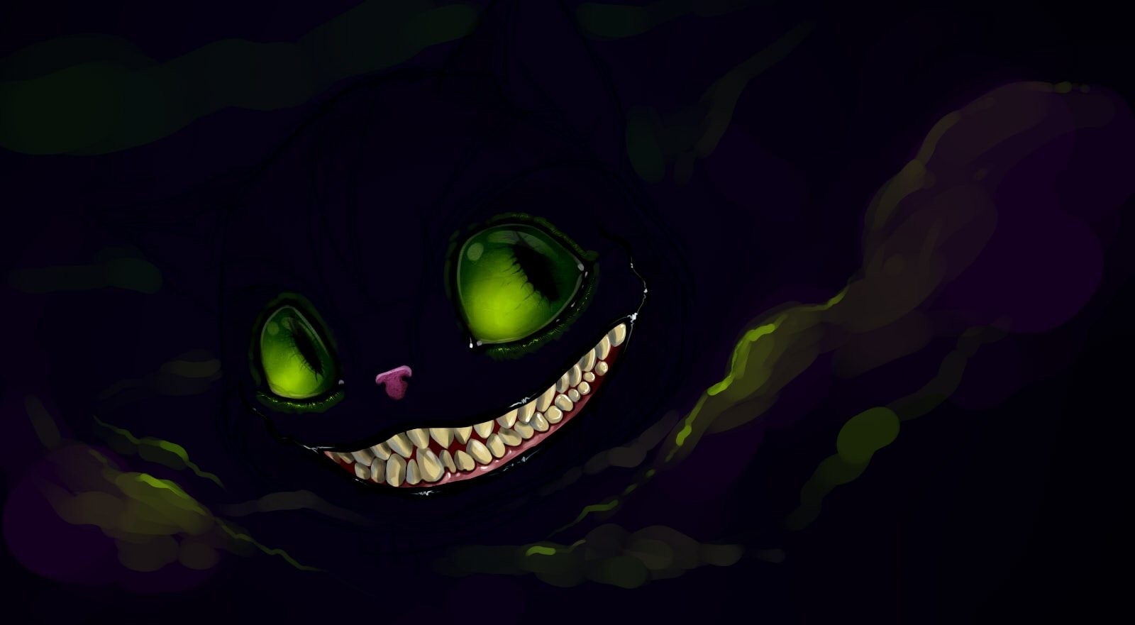 Cheshire Cat Profile , HD Wallpaper & Backgrounds