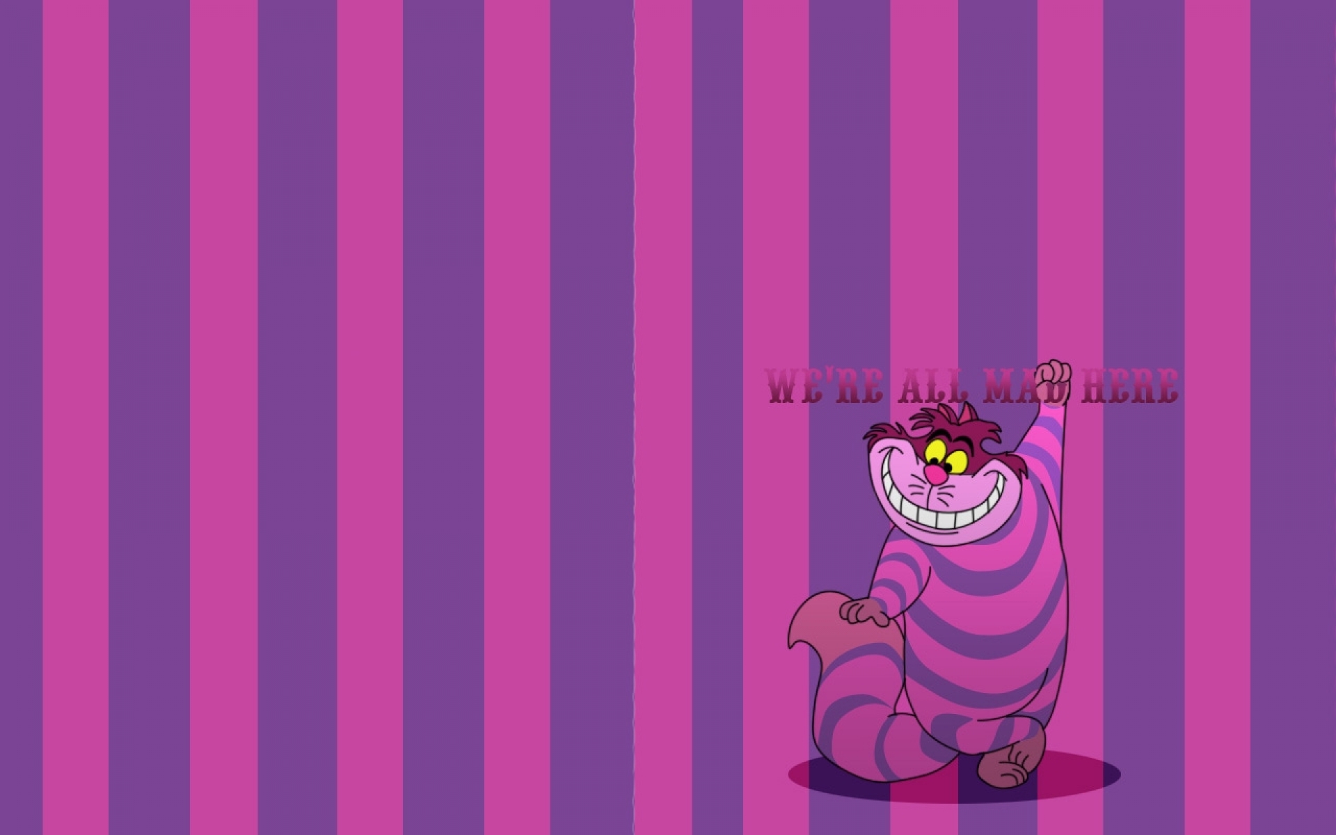 Cheshire Cat Wallpaper Iphone - Alice In Wonderland Wallpaper Hd , HD Wallpaper & Backgrounds