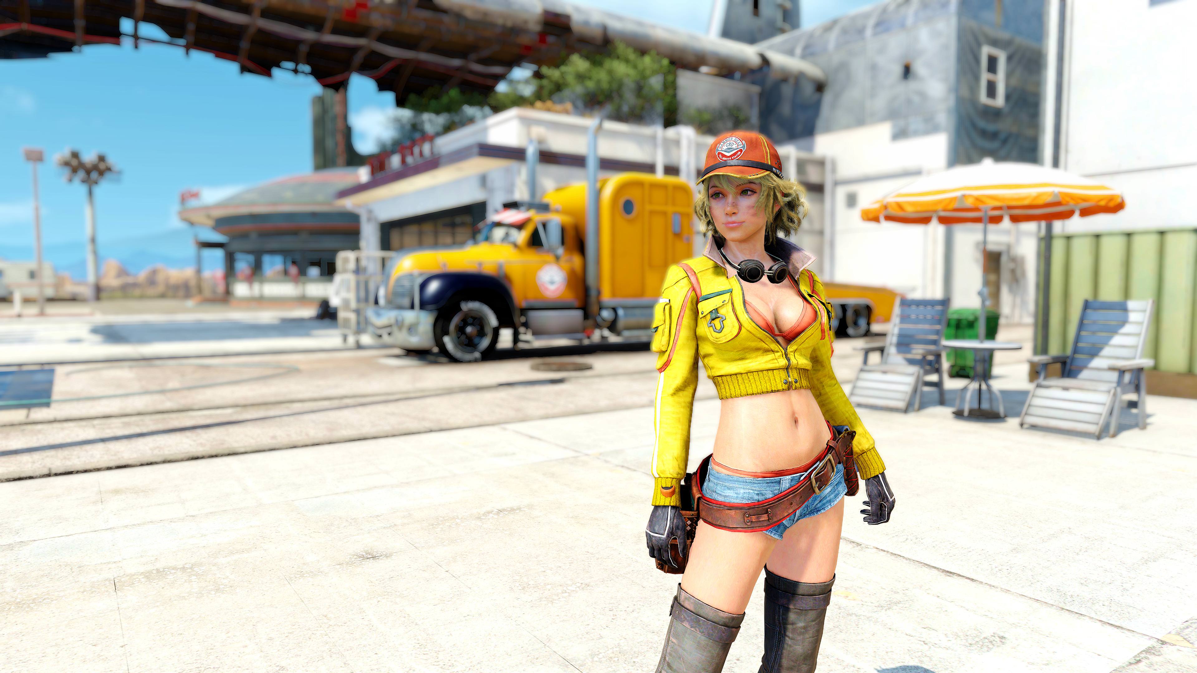 Ff Xvcindy <3 [ffxv] [4k Wallpaper] - Final Fantasy Xv Cindy Wallpaper 4k , HD Wallpaper & Backgrounds