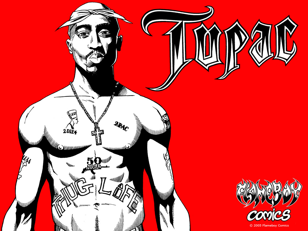 Tupac - Tupac Red , HD Wallpaper & Backgrounds