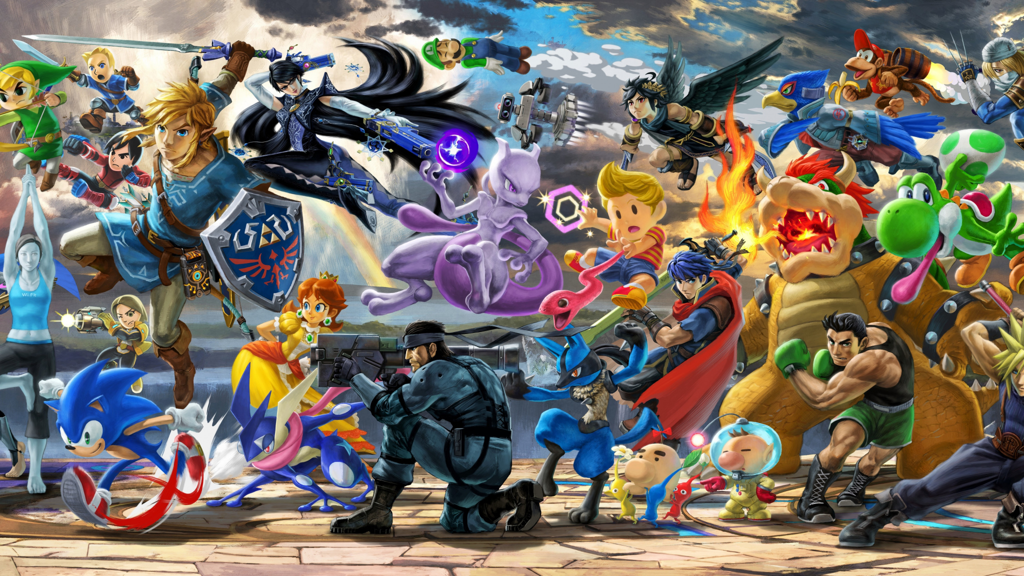 Wallpaper 2018, Nintendo Switch, Super Smash Bros - Smash Bros Ultimate Cast , HD Wallpaper & Backgrounds