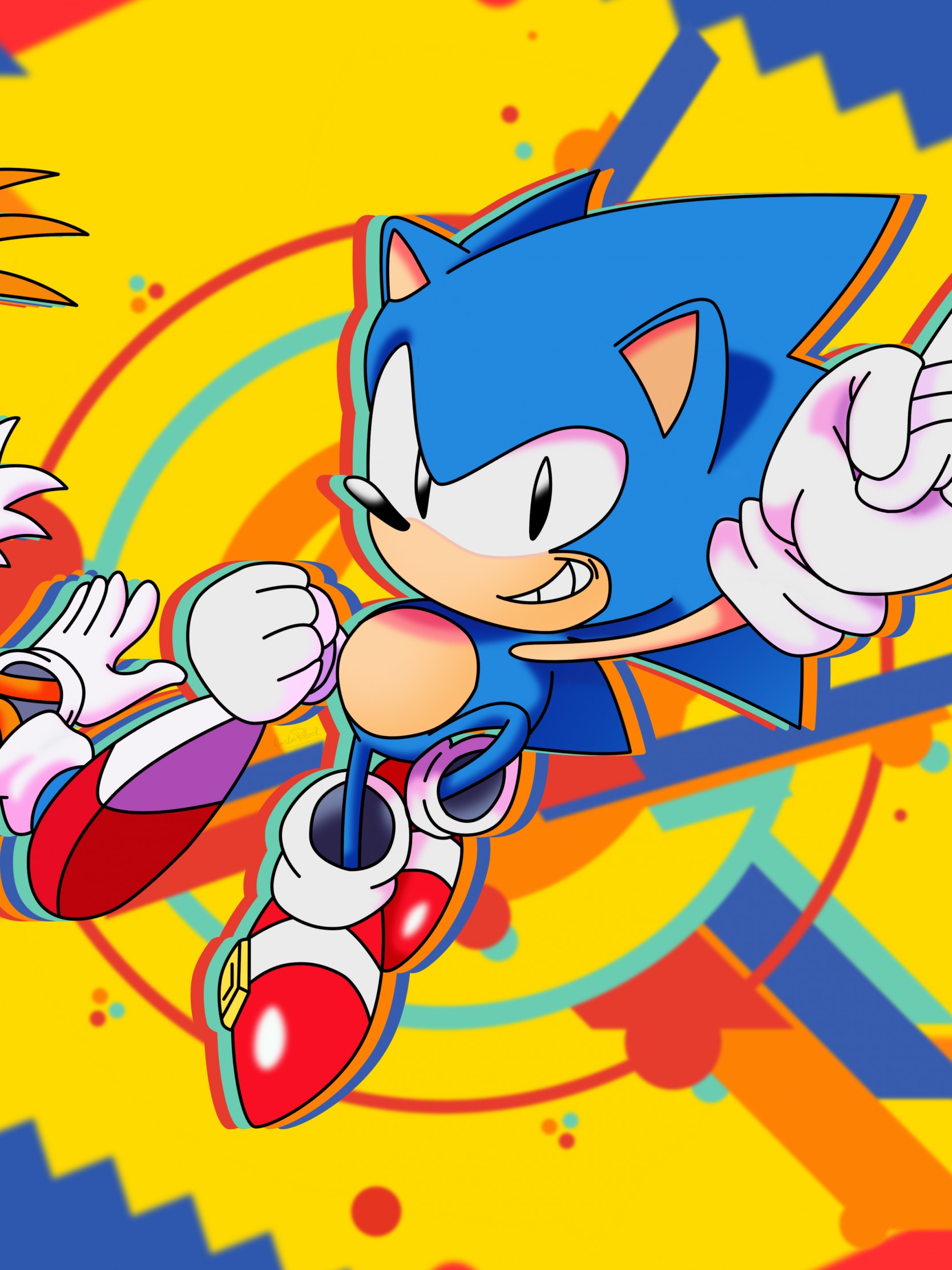 Download Sonic, Nintendo Switch Wallpaper - Sonic Mania Super Sonic , HD Wallpaper & Backgrounds