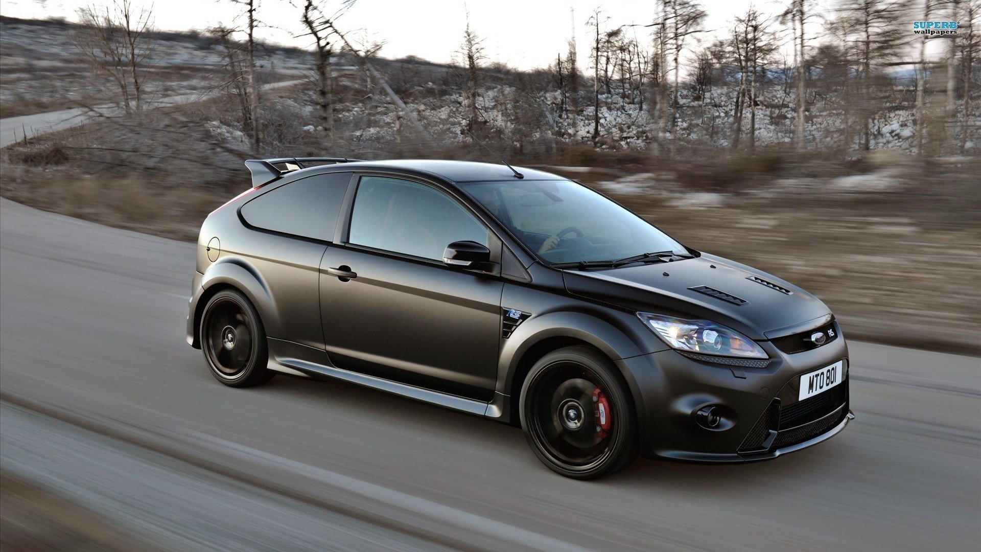 2015 Ford Focus Rs Black , HD Wallpaper & Backgrounds