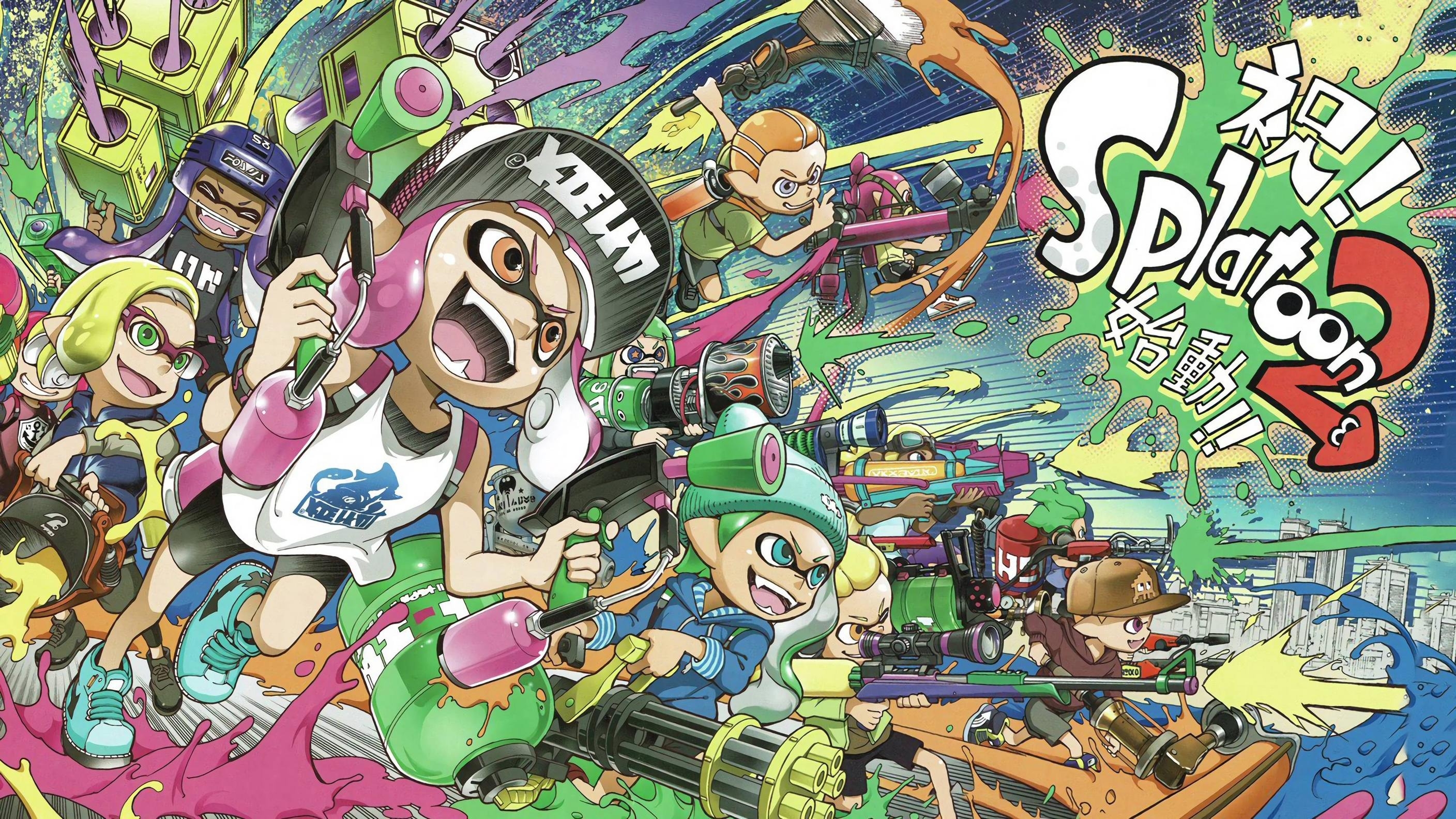 Splatoon 2, Nintendo Switch, Inkling 2816x1584 - 4k Splatoon , HD Wallpaper & Backgrounds