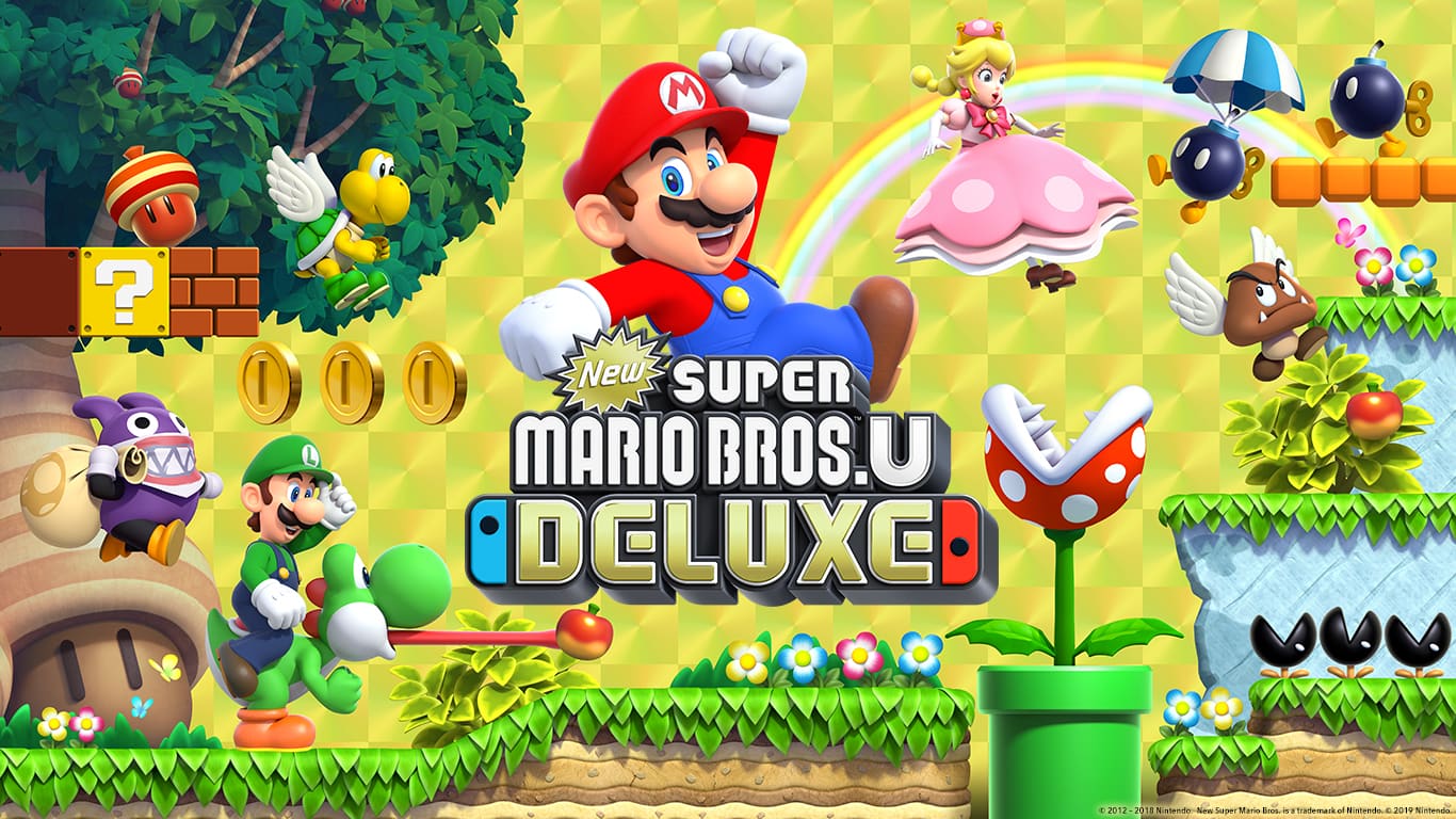 Wallpaper Version Two - Super Mario Bros U Deluxe , HD Wallpaper & Backgrounds