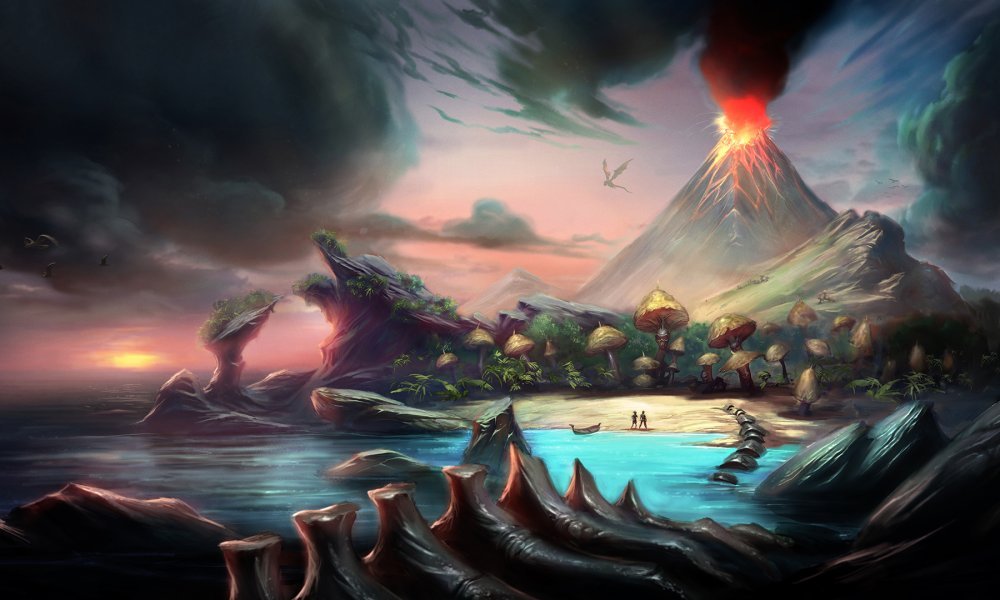 Old School Runescape Fossil Island , HD Wallpaper & Backgrounds