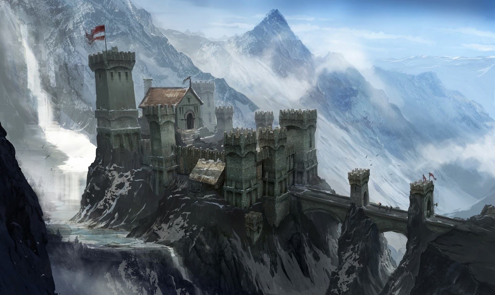 Dragon Age Inquisition Wallpaper - Environment Concept Art , HD Wallpaper & Backgrounds