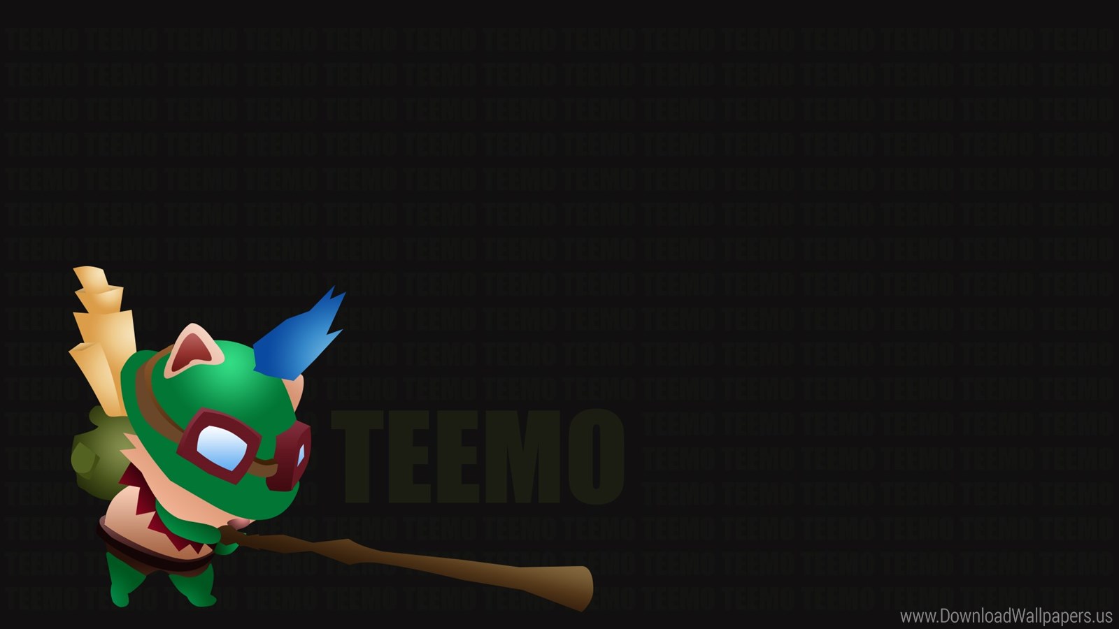 Teemo Vector , HD Wallpaper & Backgrounds