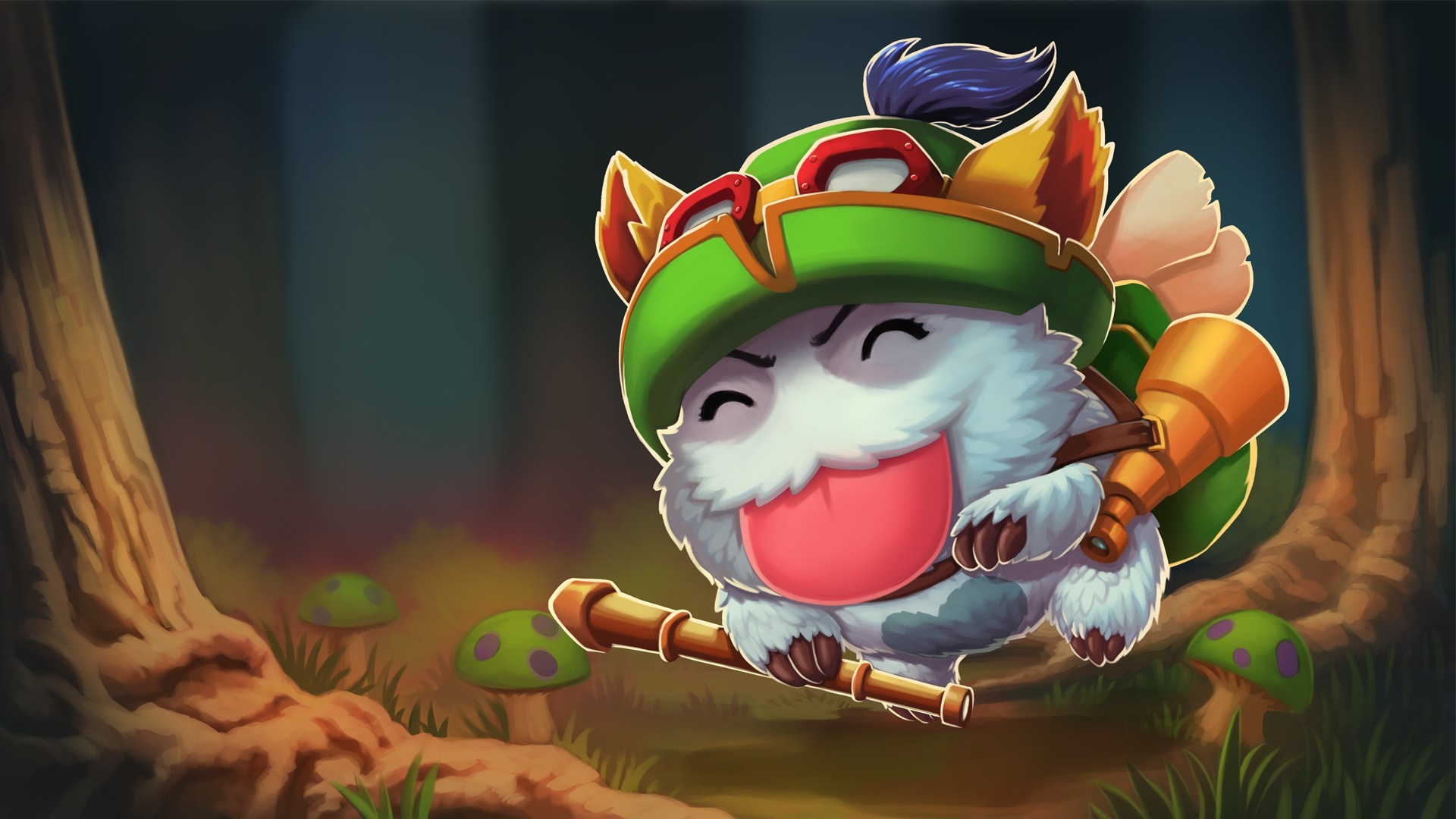 League Of Legends, Poro, Teemo Wallpapers Hd / Desktop - Poro League Of Legends Teemo , HD Wallpaper & Backgrounds