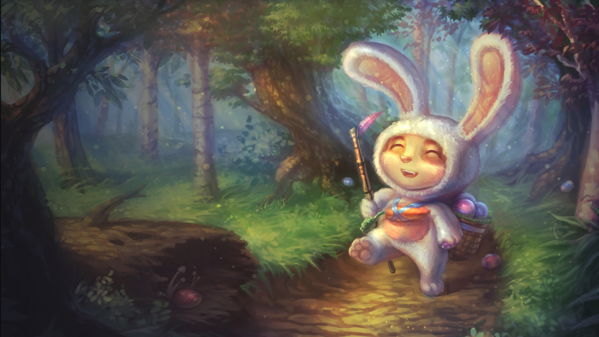 Fullsize Image - Cottontail Teemo , HD Wallpaper & Backgrounds