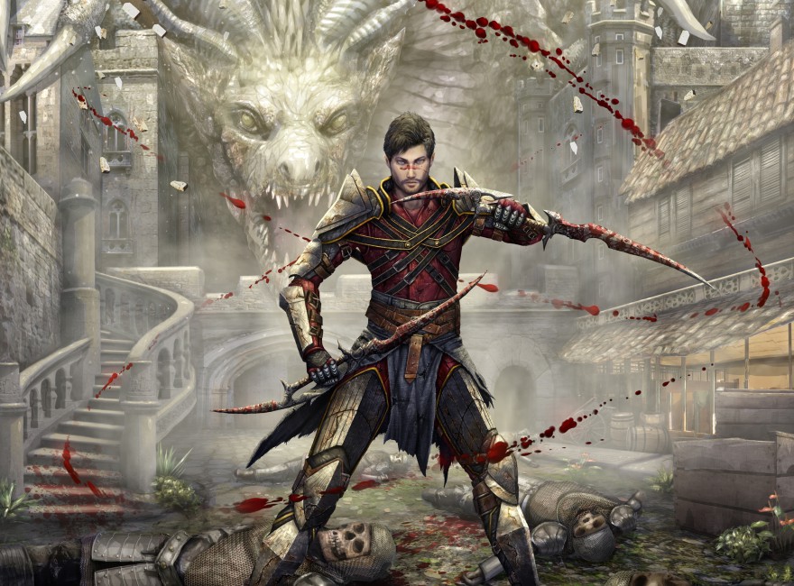Dragon Age Killer Dragon Art - Dragon Age Hawke Fan Art , HD Wallpaper & Backgrounds