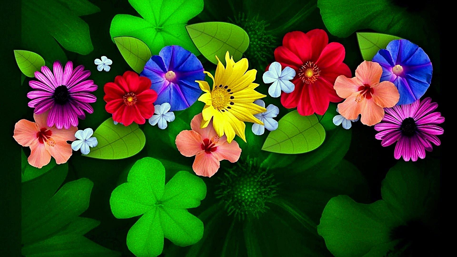 4k Flowers Wallpaper - Green Flower Wallpaper Hd (#357510) - HD