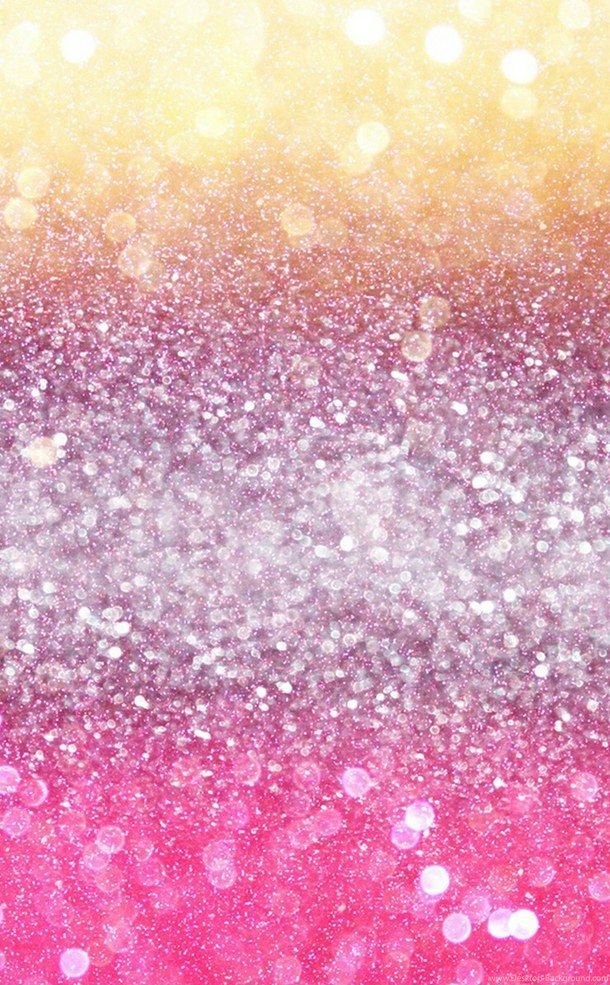 Pink Glitter Hearts , HD Wallpaper & Backgrounds