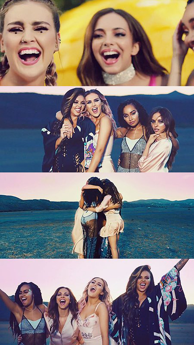 Little Mix Iphone Wallpaper - Little Mix Shout Out To My Ex Collage , HD Wallpaper & Backgrounds