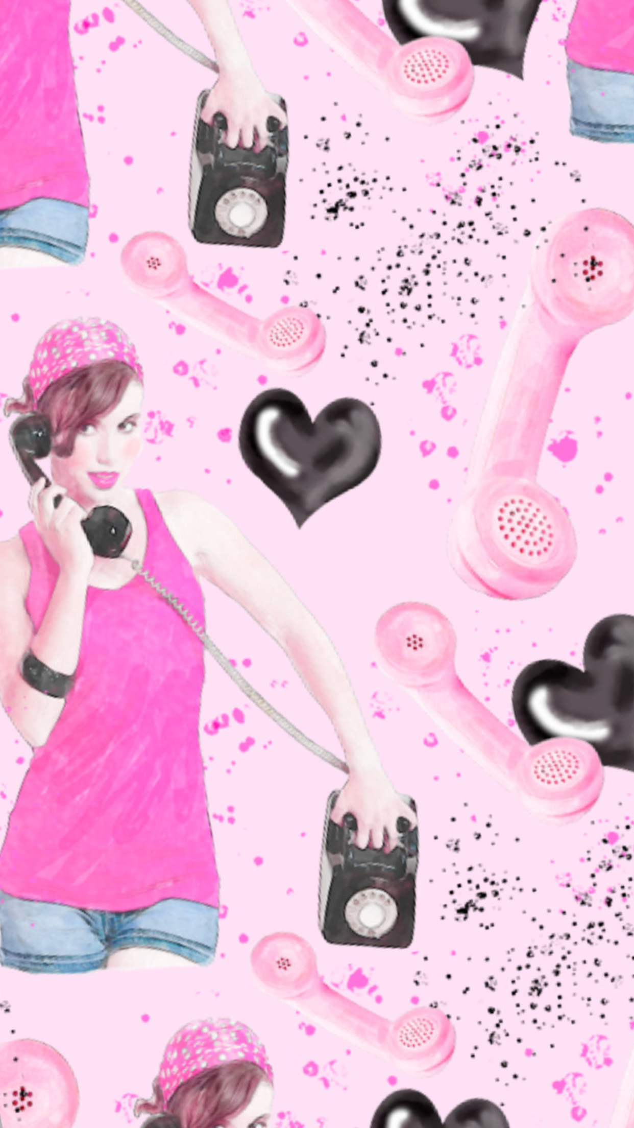 Fondo Pink, Girl Wallpaper, Girly Girl, Uni, Android, - Heart , HD Wallpaper & Backgrounds