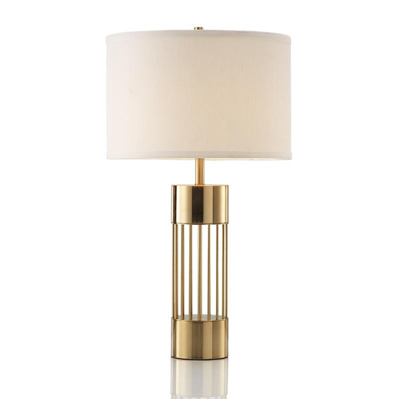 American Modern Luxury Villa Gold Table Decorating - Lampshade , HD Wallpaper & Backgrounds