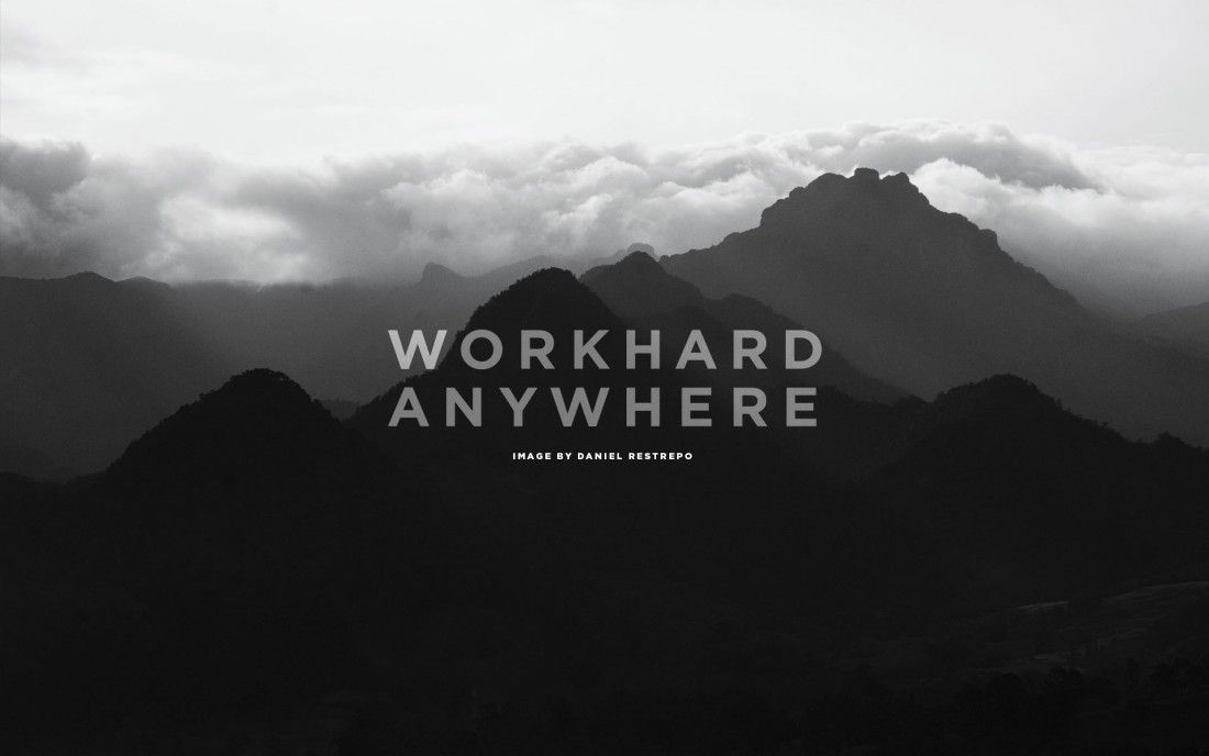 Work Hard Anywhere - Black Wallpaper Work Hard Anywhere , HD Wallpaper & Backgrounds