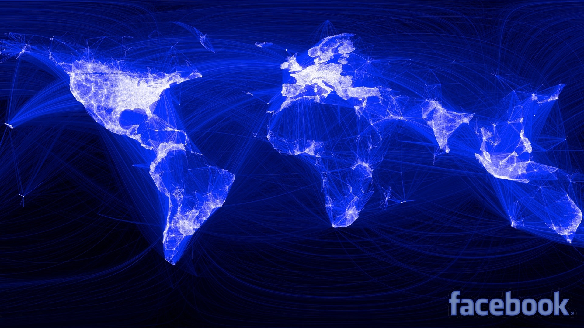 Facebook World Network Hd - Facebook Friends Map , HD Wallpaper & Backgrounds