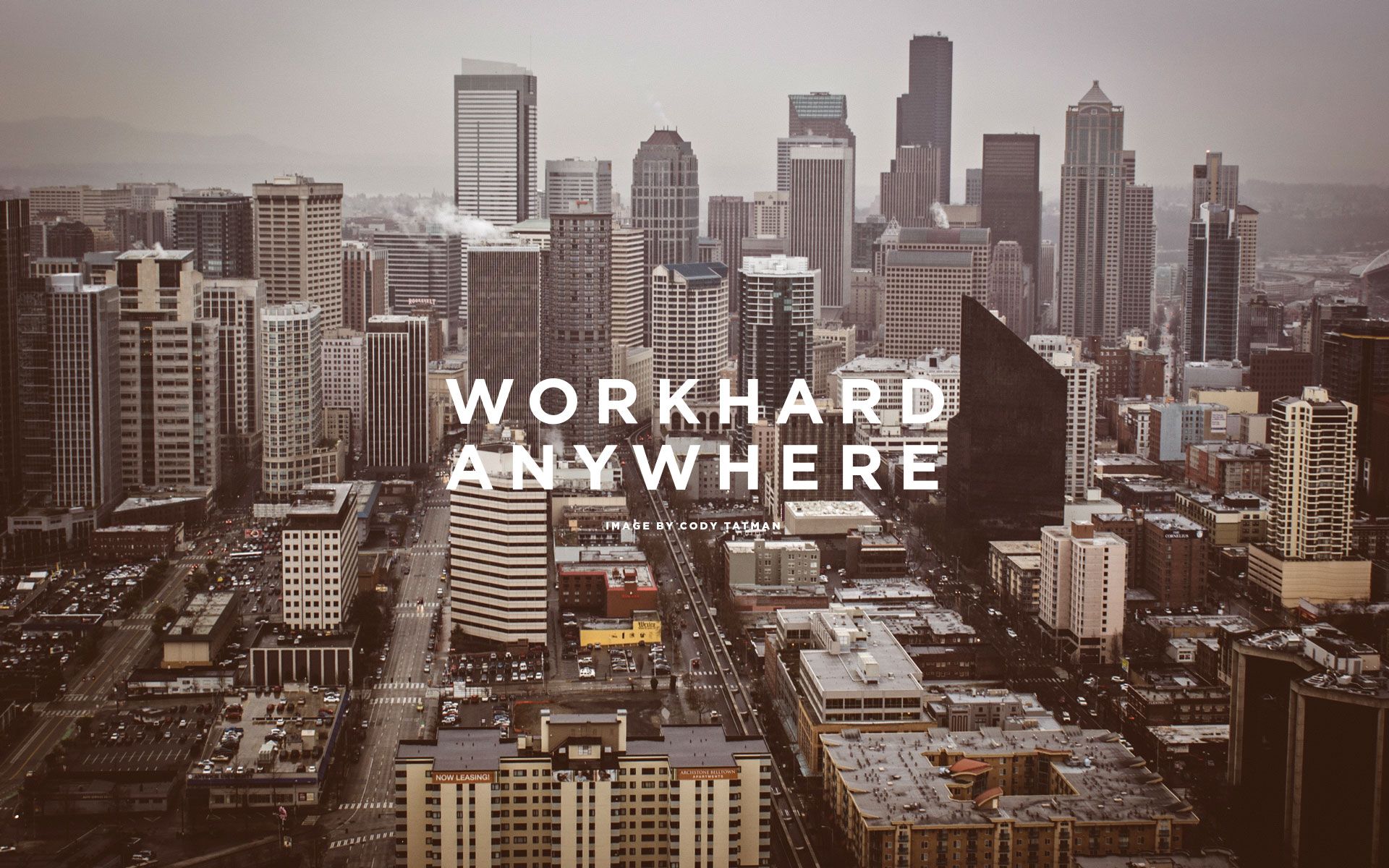 City Via Hardwork Anywhere - Seattle , HD Wallpaper & Backgrounds