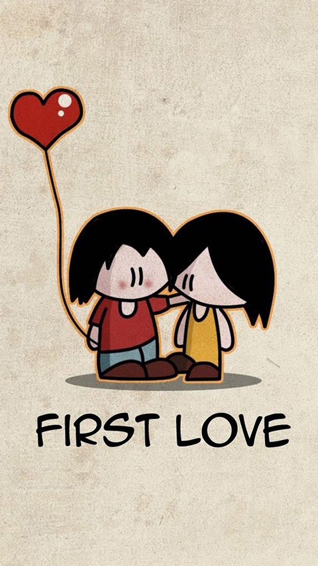 Cartoon Love Iphone 6 Wallpapers Hd - Love Lock Screen Hd , HD Wallpaper & Backgrounds