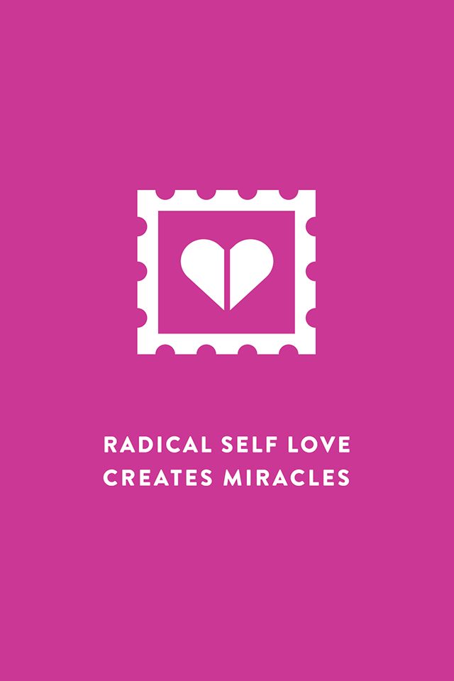 Radical Self Love Creates Miracles - Graphic Design , HD Wallpaper & Backgrounds