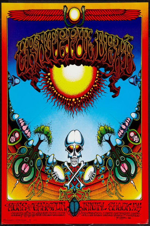 Grateful Dead Iphone Wallpaper Background Iphone Wallpaper Grateful Dead Poster Rick Griffin Hd Wallpaper Backgrounds Download