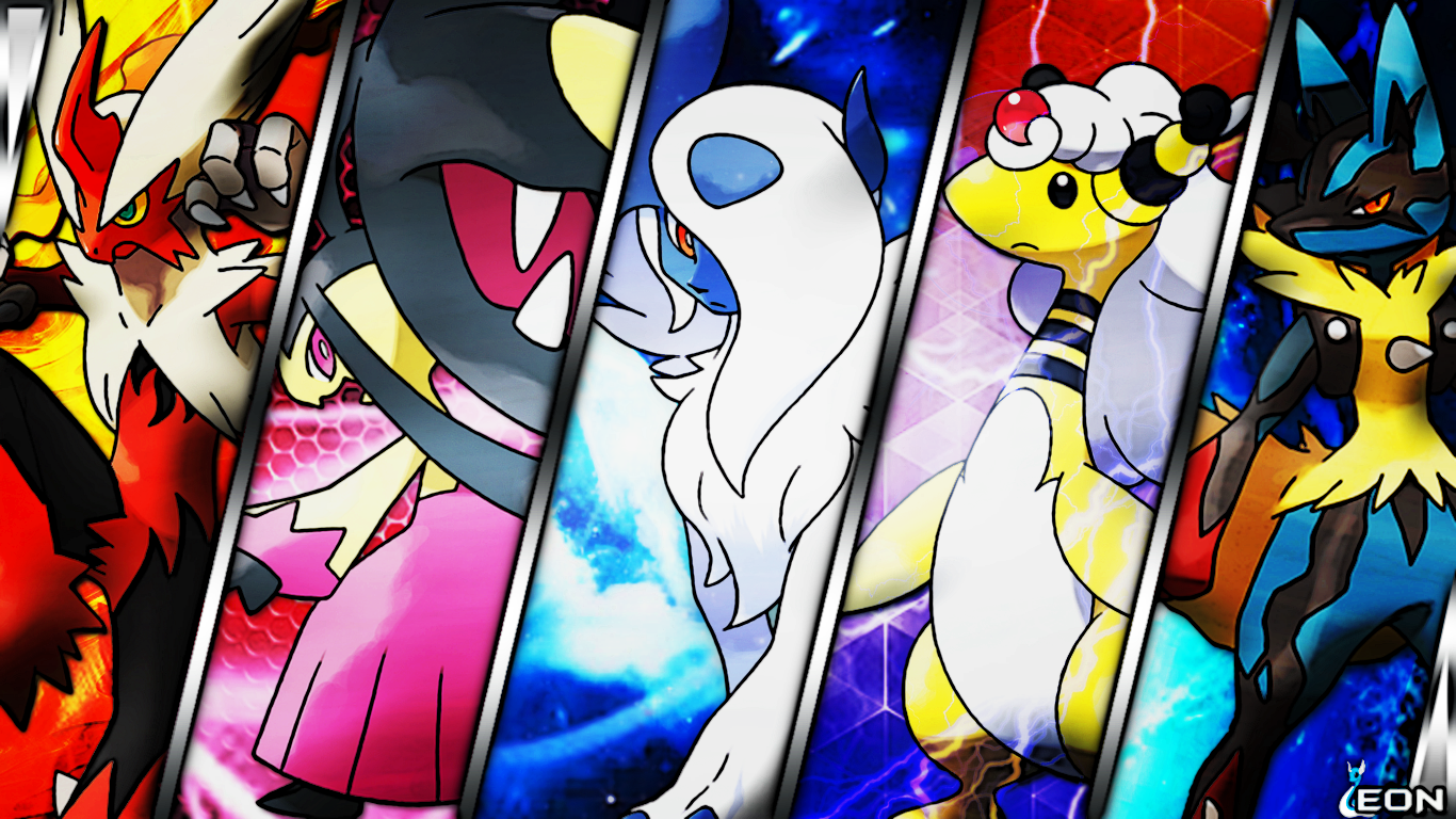 Pokemon Megas Wallpaper Hd , HD Wallpaper & Backgrounds