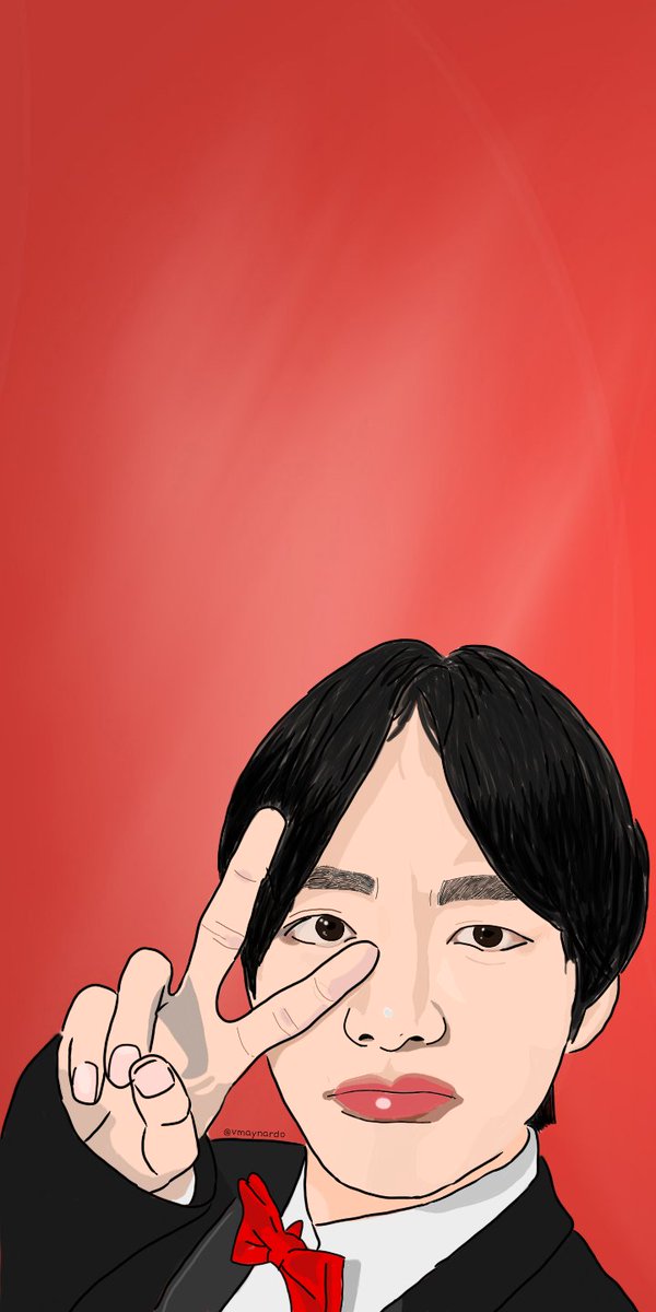 5 - Kim Taehyung Wallpaper Cartoon , HD Wallpaper & Backgrounds