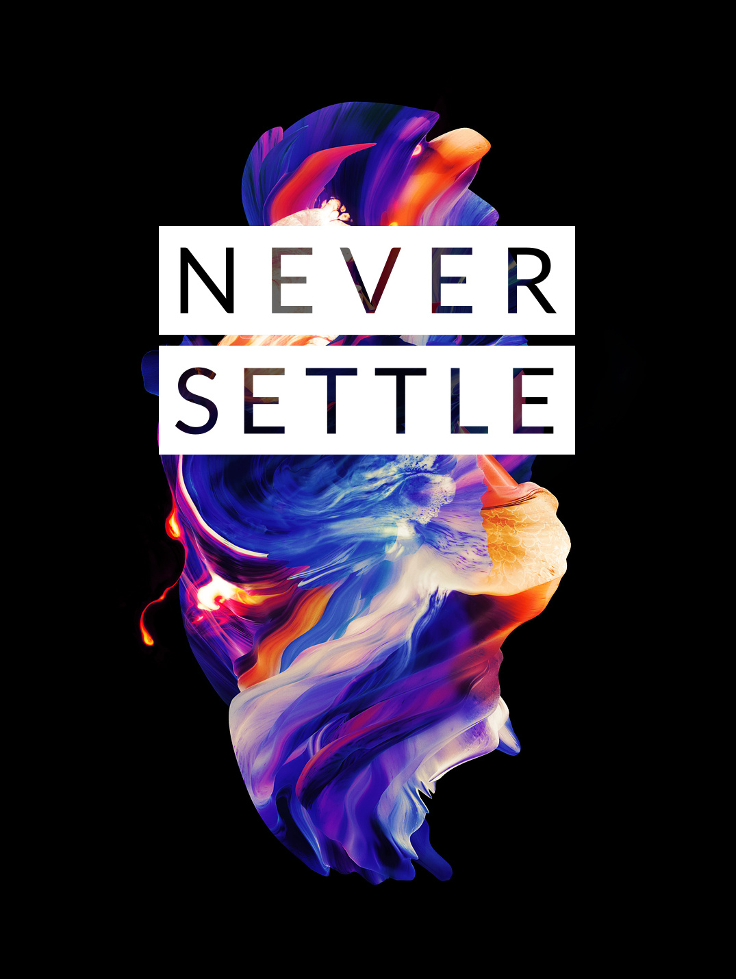 Official Wallpapers In 2k Or 4k Formats - Oneplus 6t Never Settle Wallpaper 4k , HD Wallpaper & Backgrounds