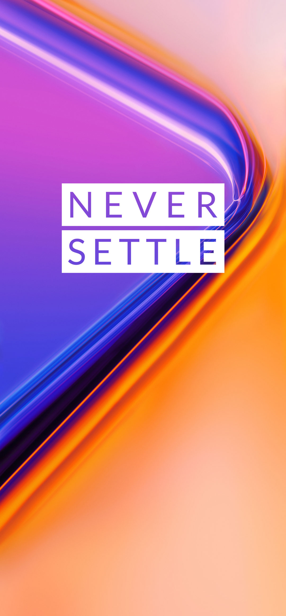 Never Settle Wallpaper Of Oneplus 7 Pro - Graphic Design , HD Wallpaper & Backgrounds