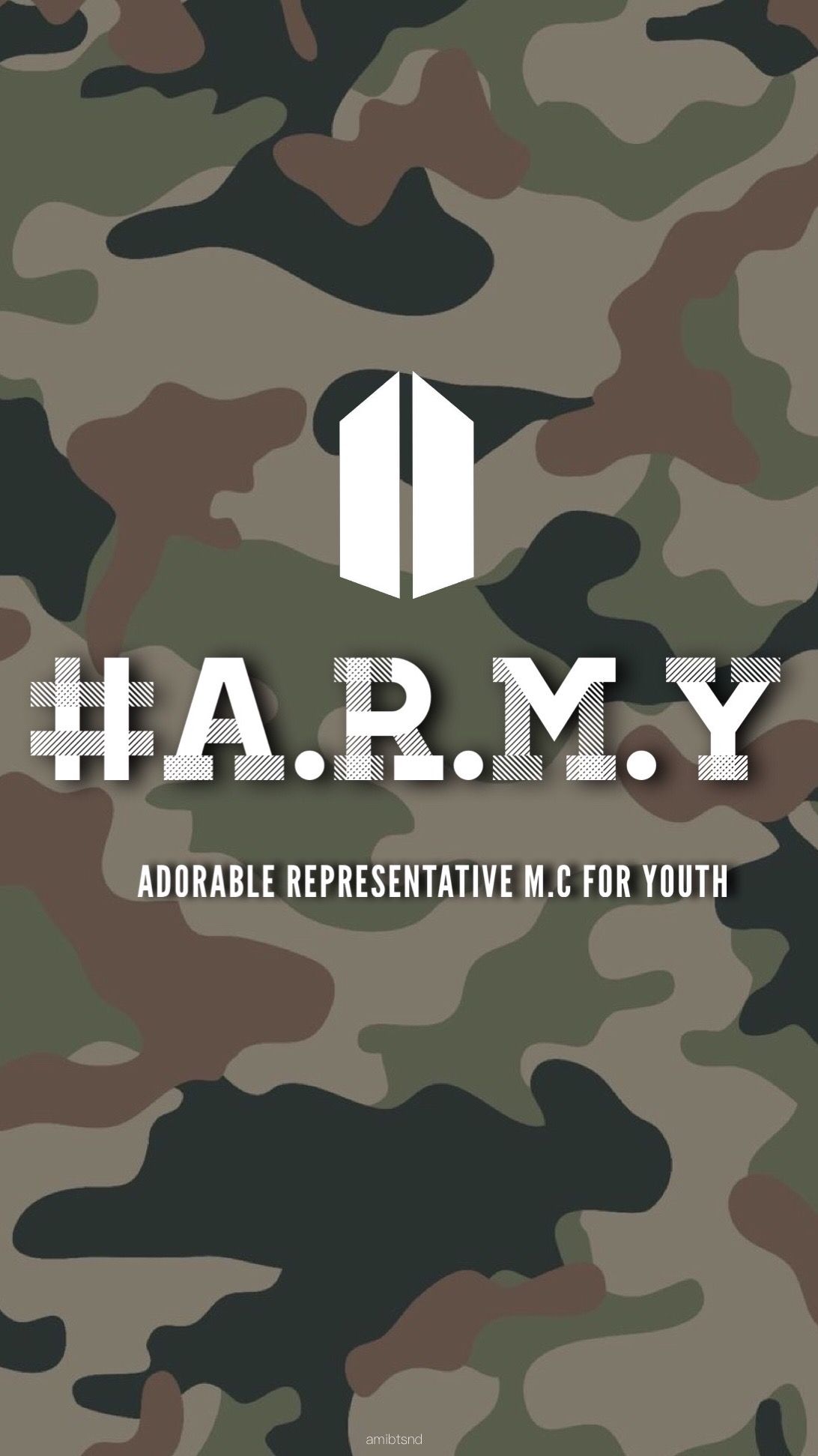 Bts Army Wallpaper - Asker Desenli Duvar Kağıtları , HD Wallpaper & Backgrounds