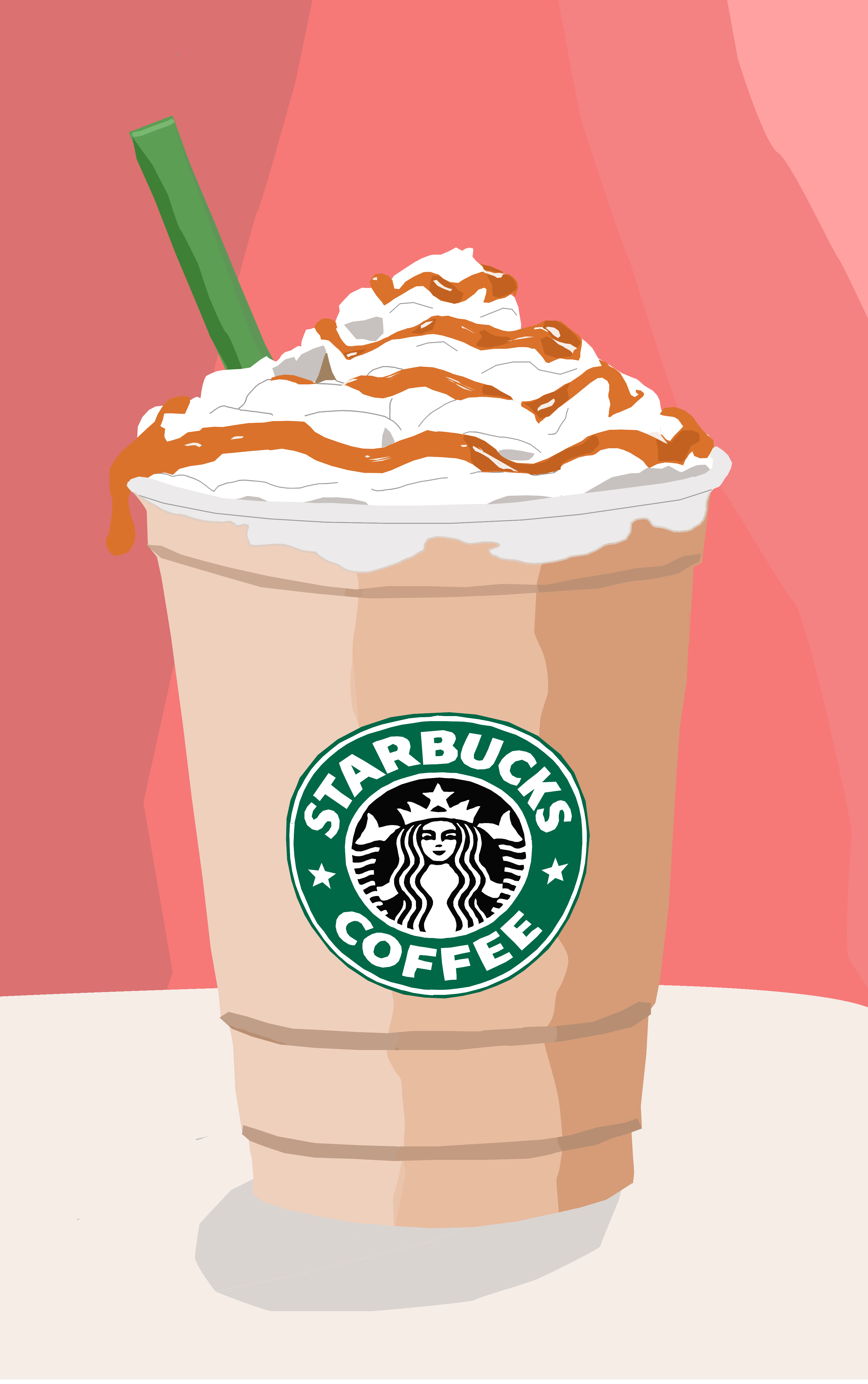 I Love Starbucks My First Vector Selfmade - Starbucks Iphone X Case , HD Wallpaper & Backgrounds
