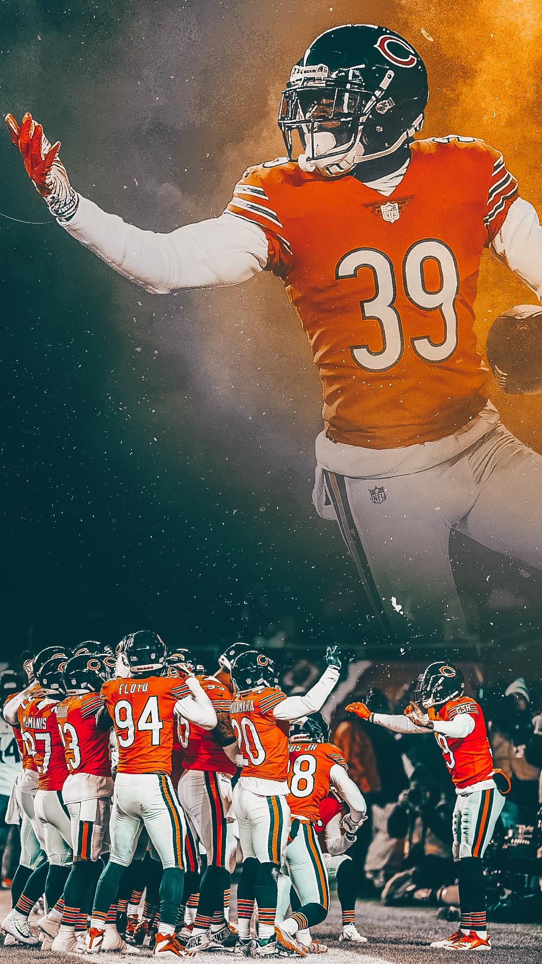 Mobile Wallpaper For The Defensive Player Of The Week - Eddie Jackson Wallpaper Bears , HD Wallpaper & Backgrounds