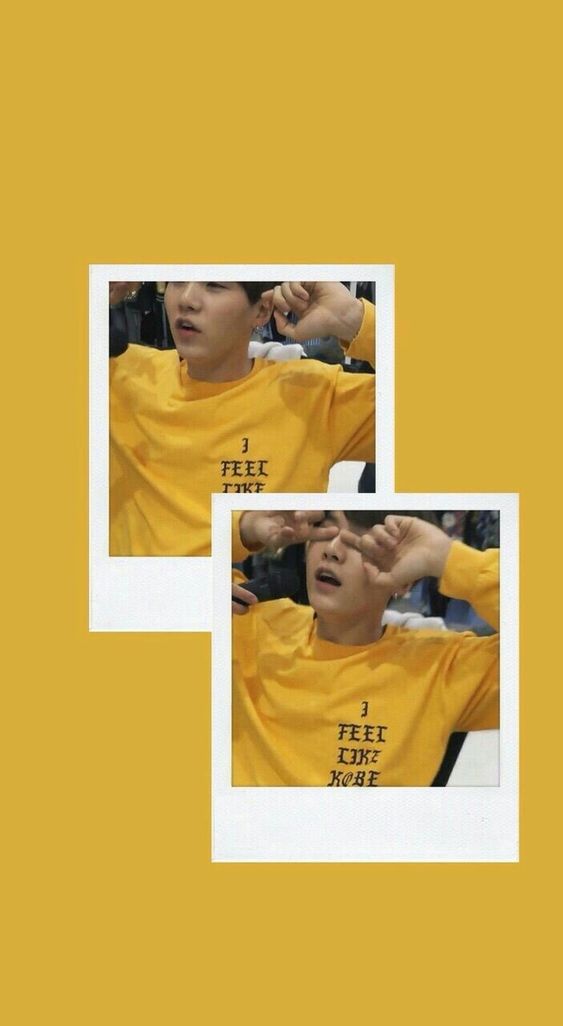 Yoongi Yellow Lockscreen , HD Wallpaper & Backgrounds