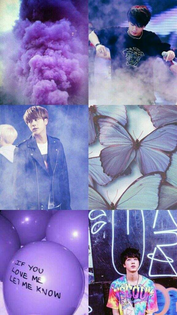 Jin Aesthetic Wallpaper Purple , HD Wallpaper & Backgrounds