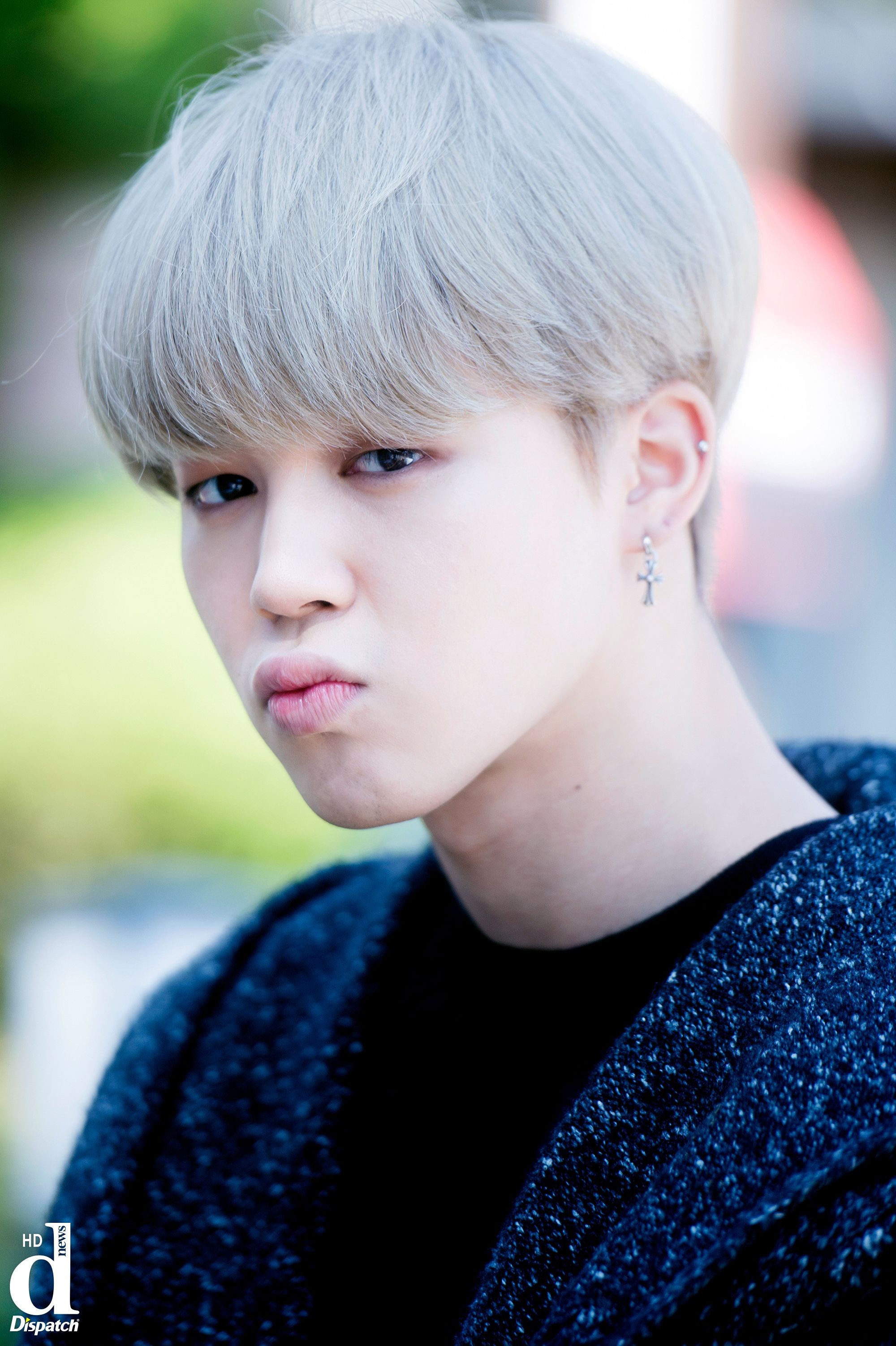 Bts Jimin - Jimin With Gray Hair , HD Wallpaper & Backgrounds