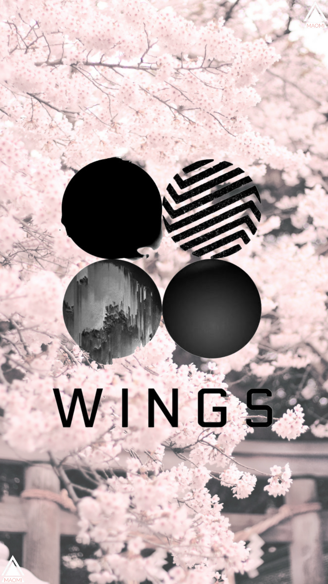 Bts 'wings' Lockscreen ☄like/reblog If You Use☄ 🙅do - Wings Bts Album Cover , HD Wallpaper & Backgrounds