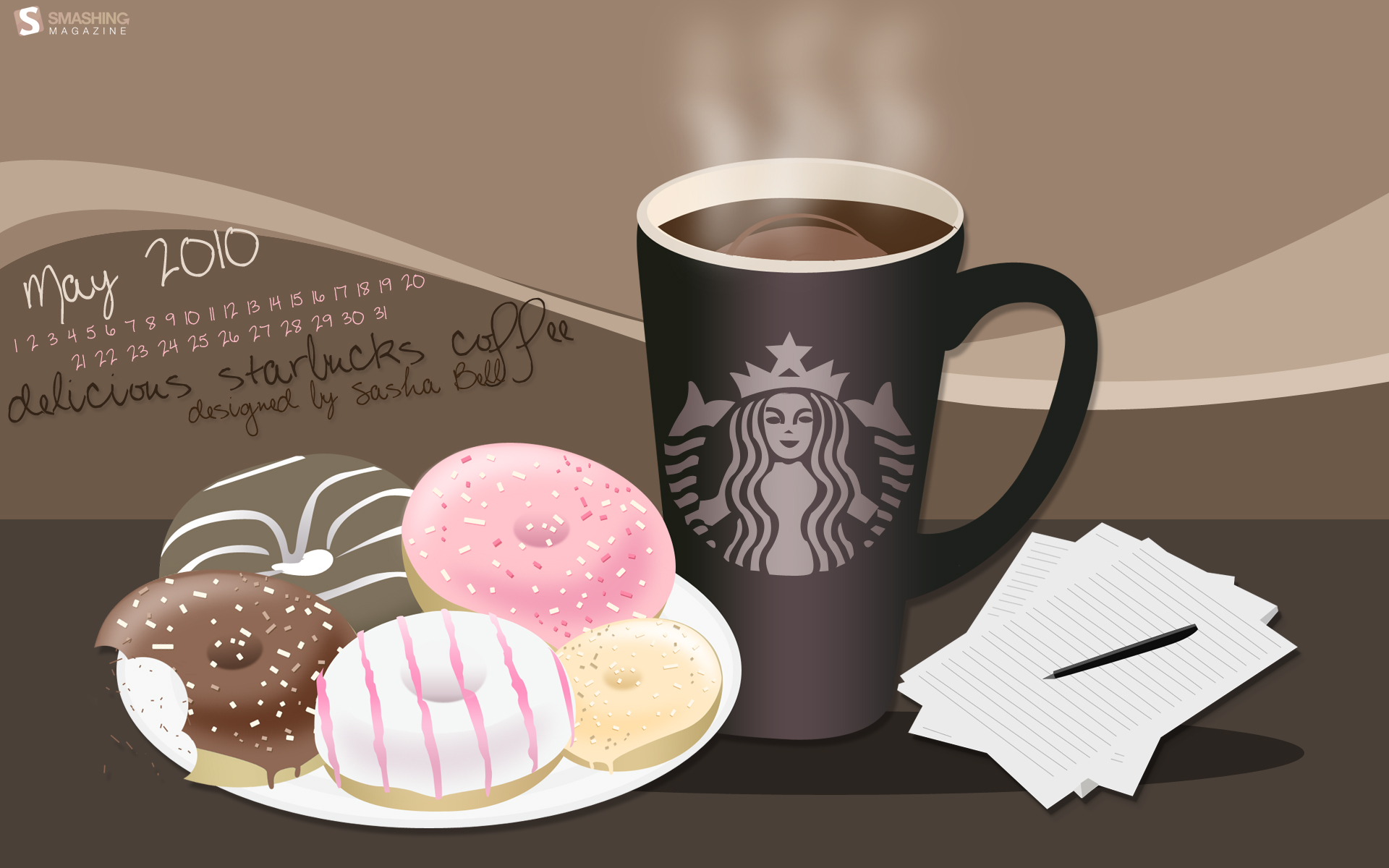 Starbucks Coffee And Donuts Wallpapers And Stock Photos - Starbucks Coffee And Donuts , HD Wallpaper & Backgrounds