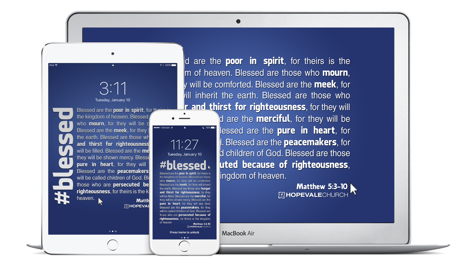 Blessed Wallpaper - Tablet Computer , HD Wallpaper & Backgrounds