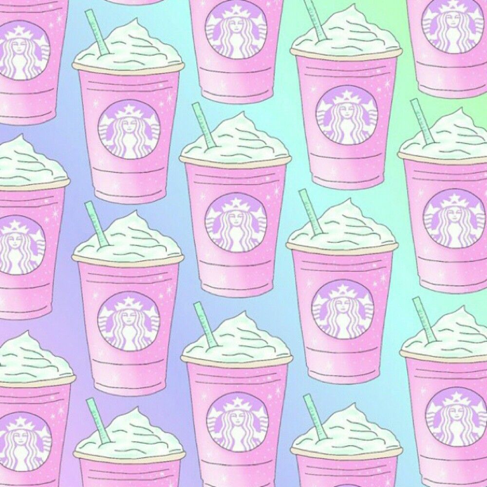 Starbucks Wallpaper - Cute Pink Starbucks Background , HD Wallpaper & Backgrounds